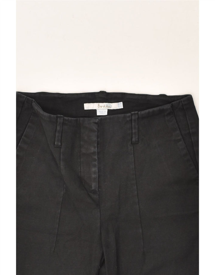 BODEN Womens Slim Chino Trousers UK 6 XS W27 L30  Black Cotton | Vintage Boden | Thrift | Second-Hand Boden | Used Clothing | Messina Hembry 