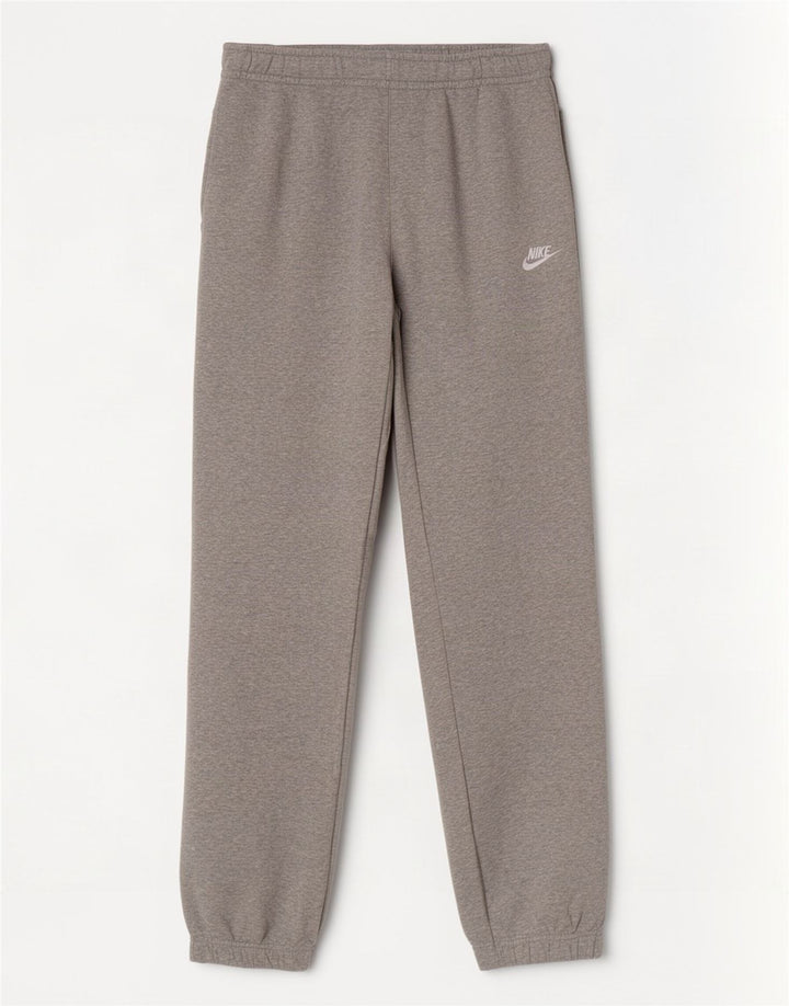 Calça de treino masculina Nike Joggers cinza médio algodão manchado
