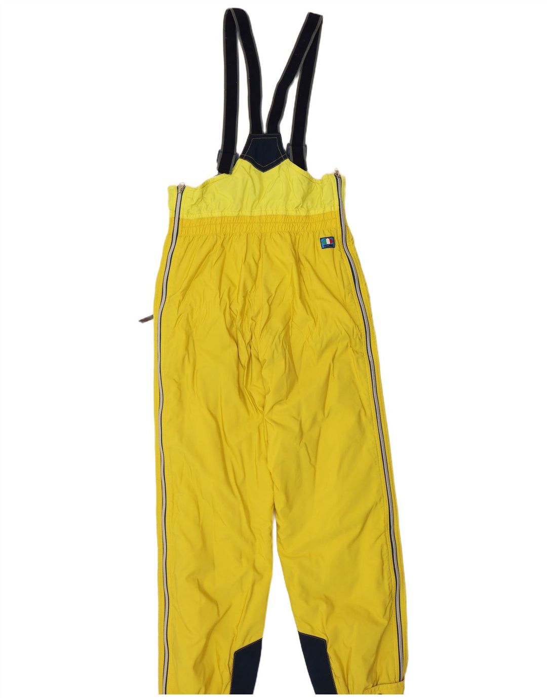 Colmar Mens Dungarees Ski Trousers IT 48 Medium Yellow Colourblock
