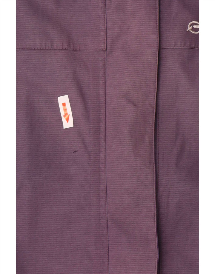 Sprayway Womens Hooded Waterproof Jacket UK 12 Medium Purple Polyamide