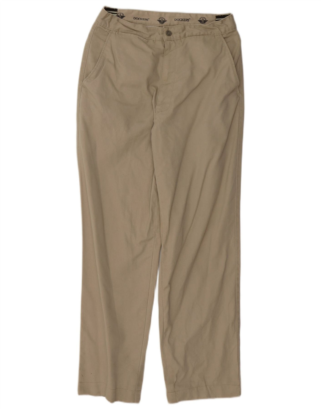 DOCKERS Mens Straight Chino Trousers W30 L28  Beige
