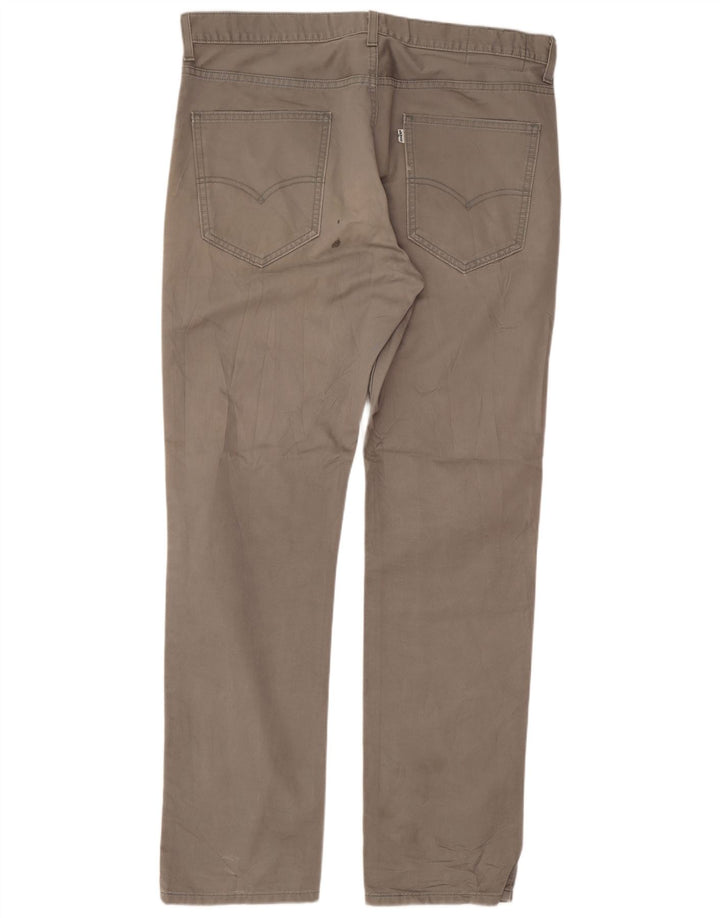 Calça Chino Regular Masculina Levi's W36 L32 Algodão Cinza