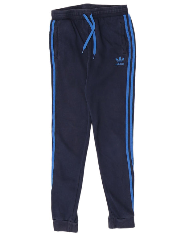 Adidas Pantalon de Survêtement Garçon Joggers 13-14 ans Bleu Marine Coton