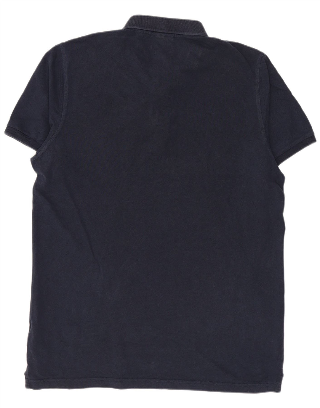 GANT Mens Regular Fit Polo Shirt Large Navy Blue Cotton