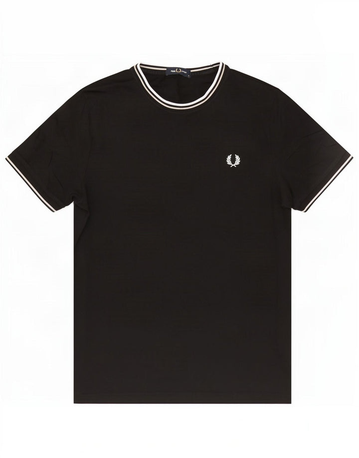 Мужская футболка Fred Perry Top Medium Black Cotton