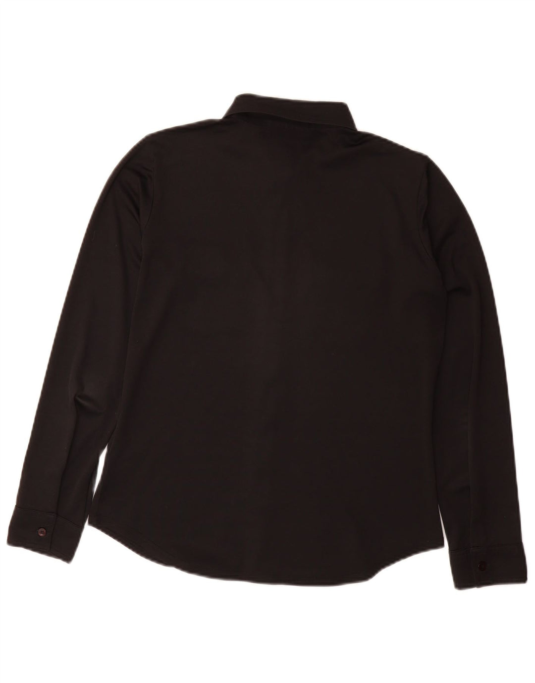 CHARLOTTE HALTON Womens Shirt Blouse UK 14 Medium Black Polyester