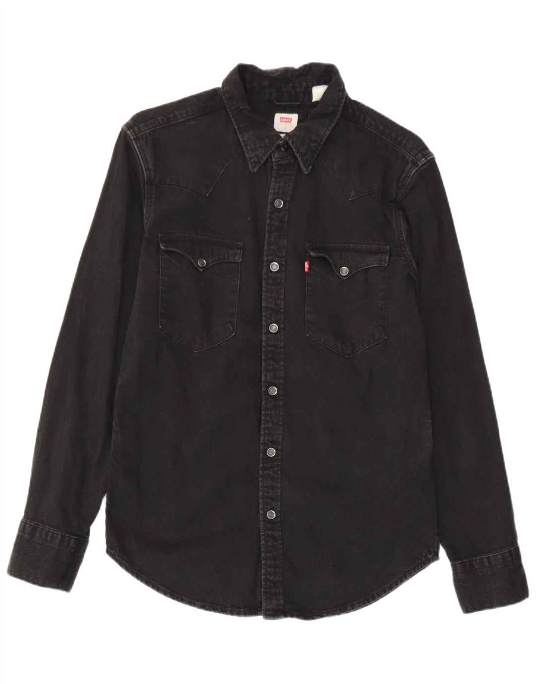 Levi's Camisa Vaquera Estándar Para Hombre Algodón Negro Pequeño