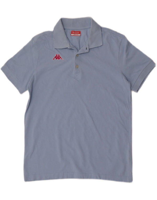 Kappa Mens Polo Shirt Large Blue Cotton