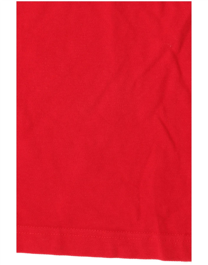 Crew Clothing Mens Polo Shirt Large Red Cotton