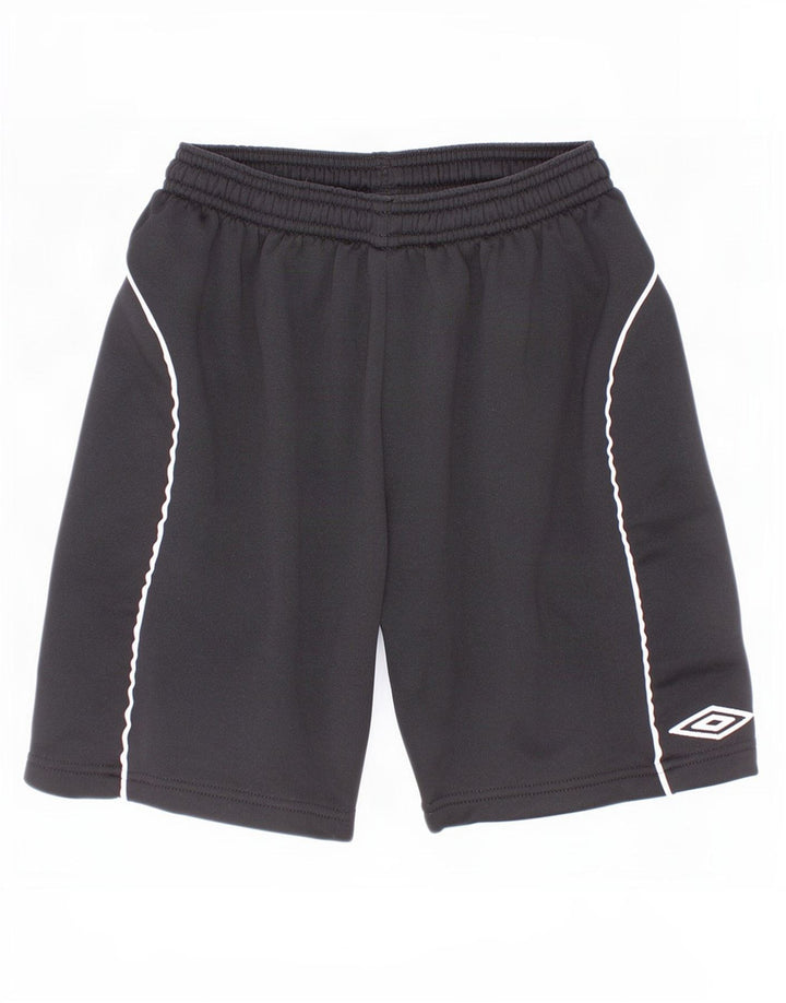 Pantaloncini sportivi grafici da bambino Umbro 9-10 anni Poliestere color block nero