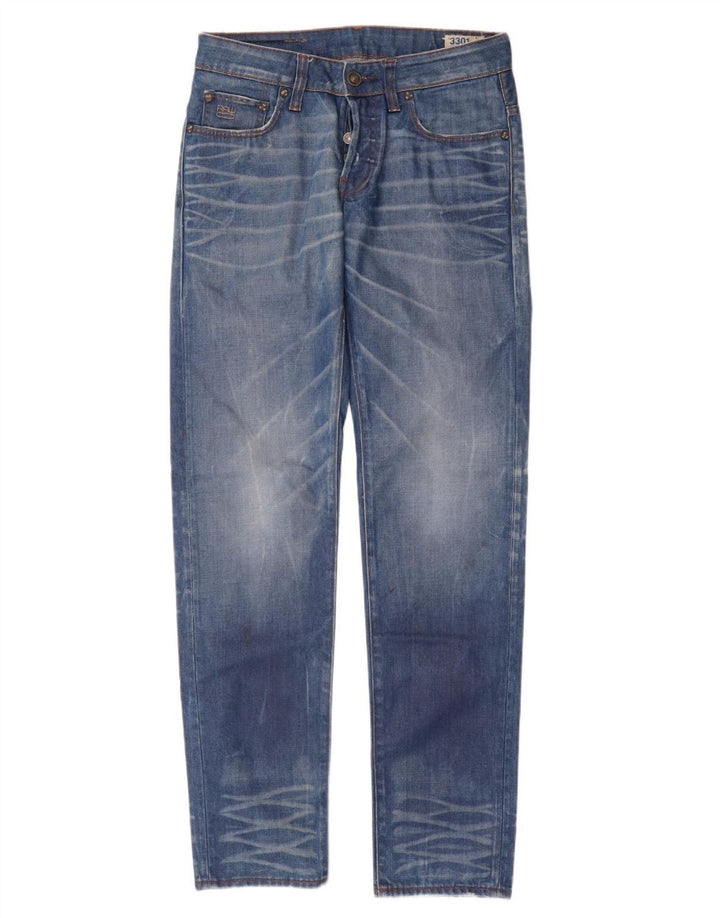 G-STAR Mens Slim Jeans W32 L34 Blue Cotton
