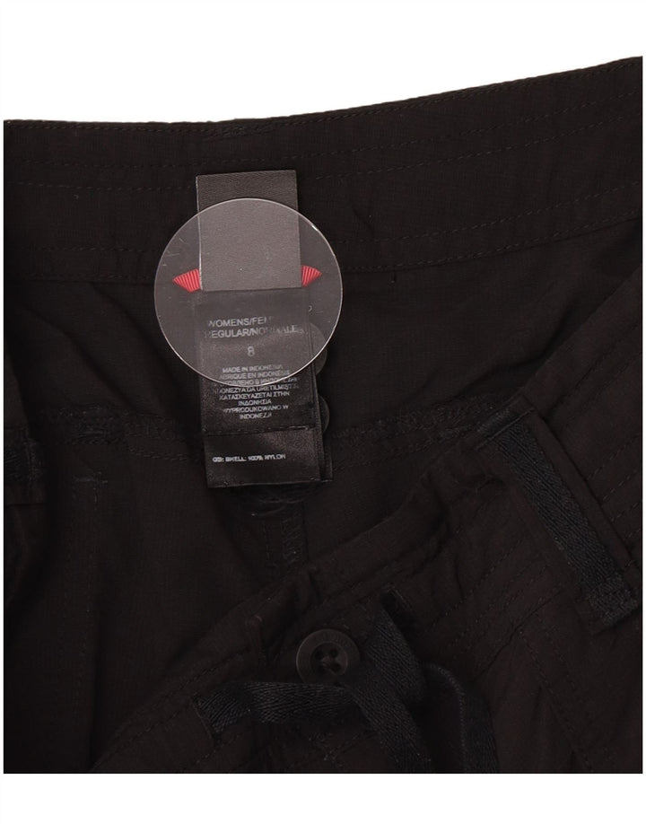 The North Face Womens Casual Shorts US 8 Medium W30  Black Nylon