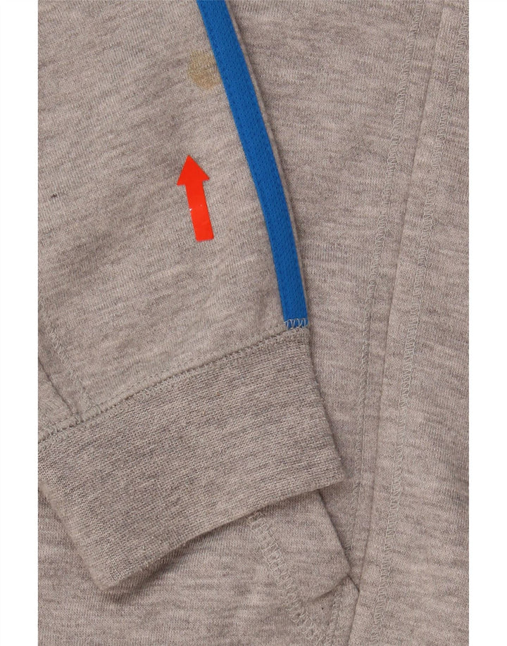 ADIDAS Boys Climalite Zip Hoodie Sweater 15-16 Years Grey Polyester Vintage Adidas and Second-Hand Adidas from Messina Hembry 