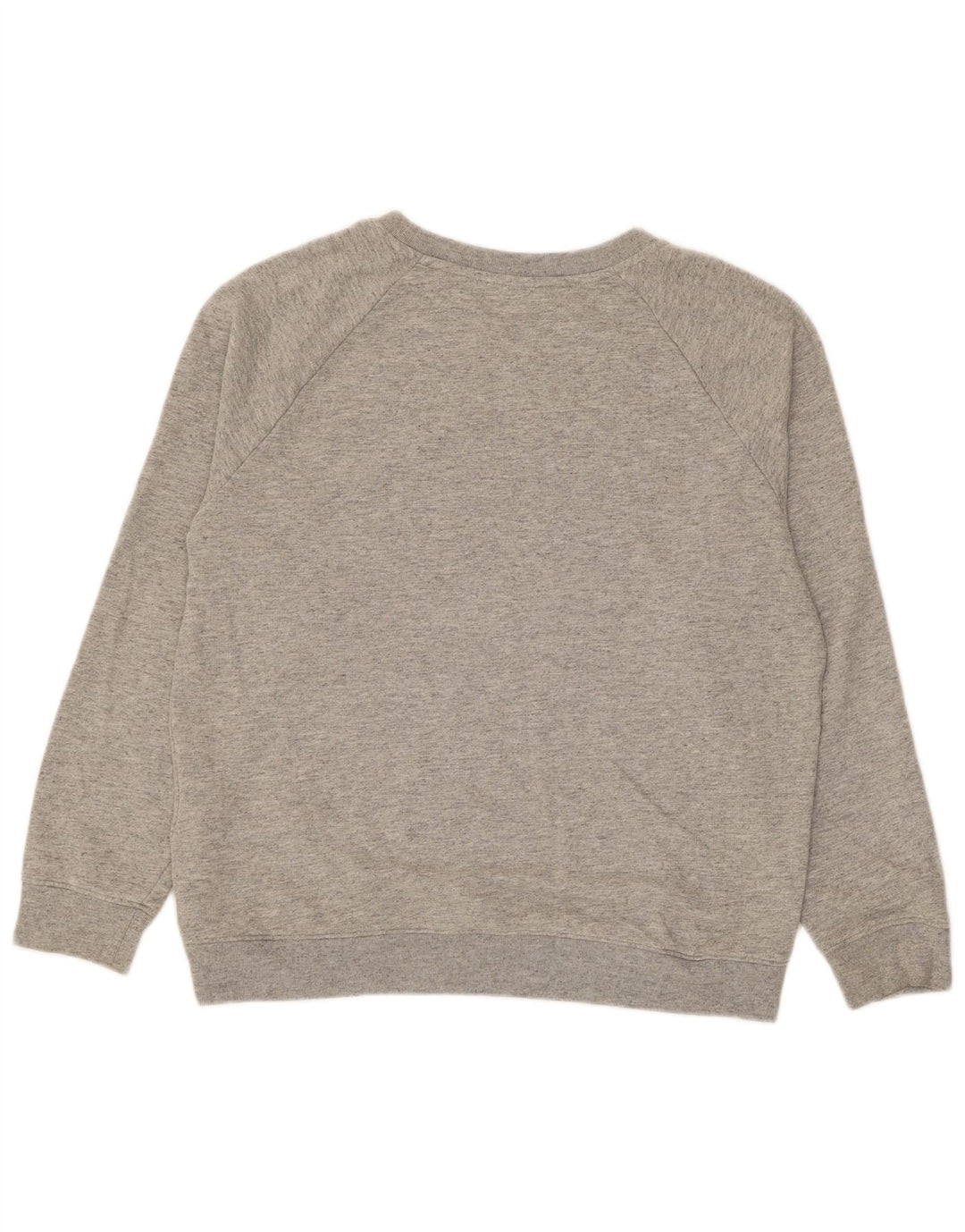 Levi's Womens Graphic Oversized Sweatshirt Jumper UK 14 Medium Grey Flecked