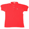 Polo da uomo LACOSTE taglia 6 XL in cotone rosso