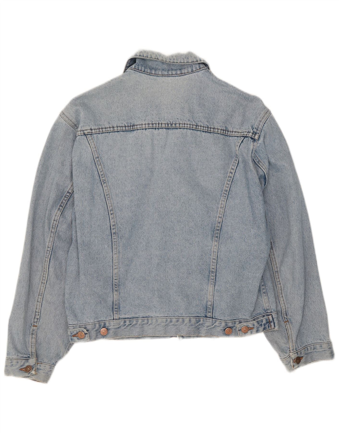 Vintage mujer chaqueta de mezclilla Reino Unido 16 azul grande