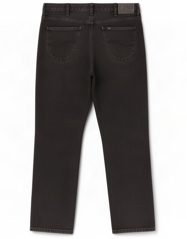 Lee Mens Brooklyn Comfort Jeans rectos W36 L30 Algodón negro