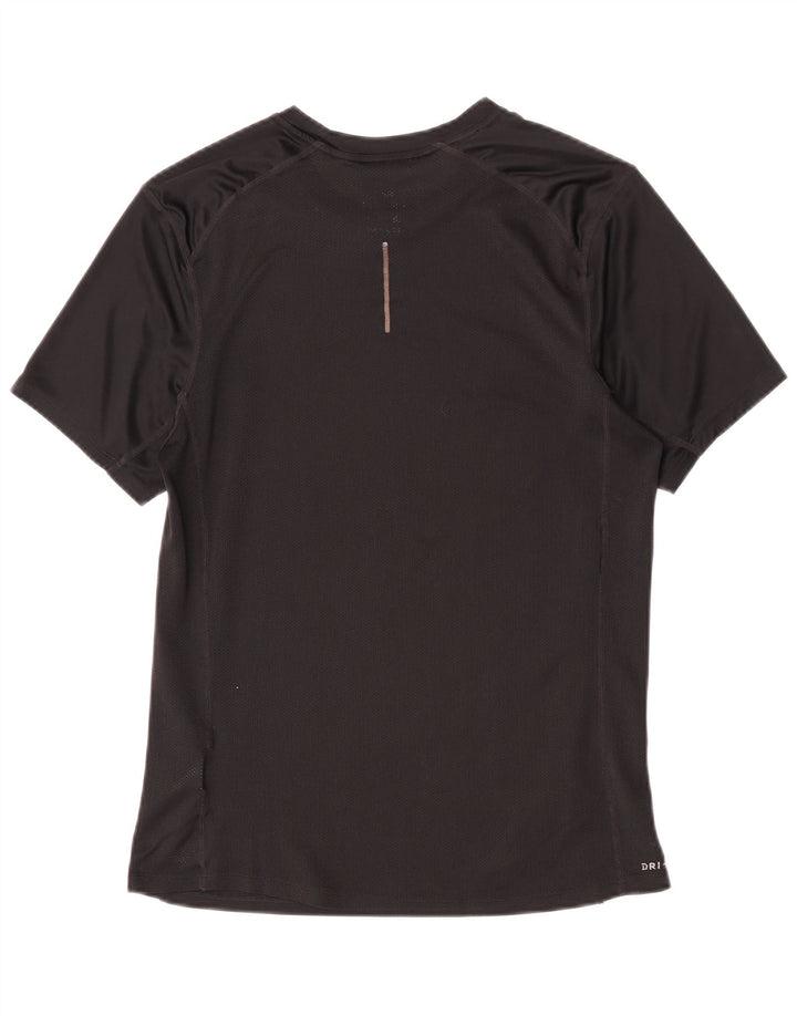 Męski T-shirt Nike Dri Fit, mały, czarny poliester