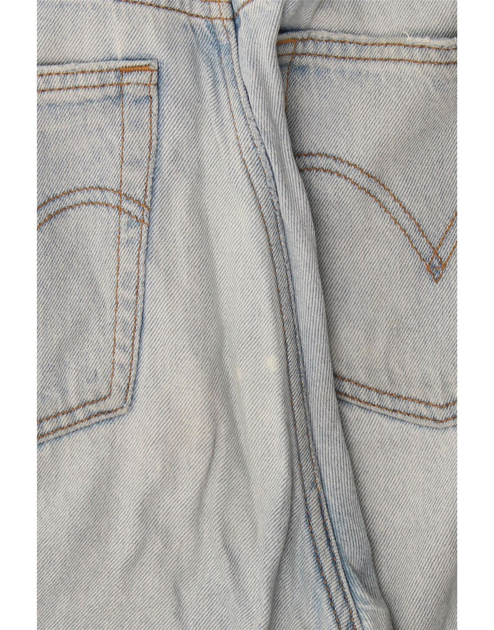 Levi's Womens Ribcage Straight Jeans W30 L29 Blue Cotton
