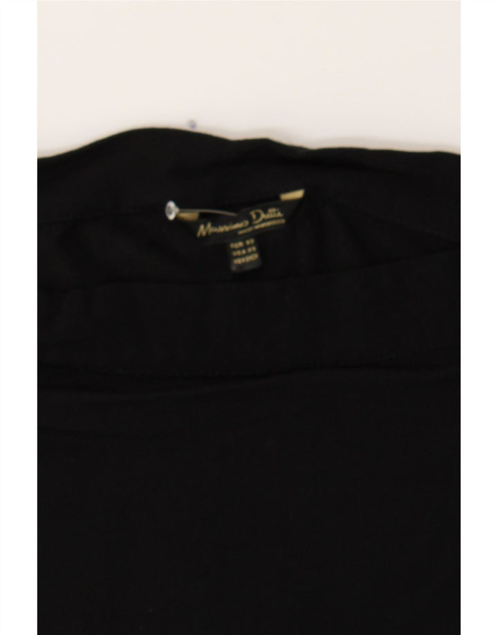 MASSIMO DUTTI Womens Blouse Top UK 6 XS Black Lyocell Vintage Massimo Dutti and Second-Hand Massimo Dutti from Messina Hembry 