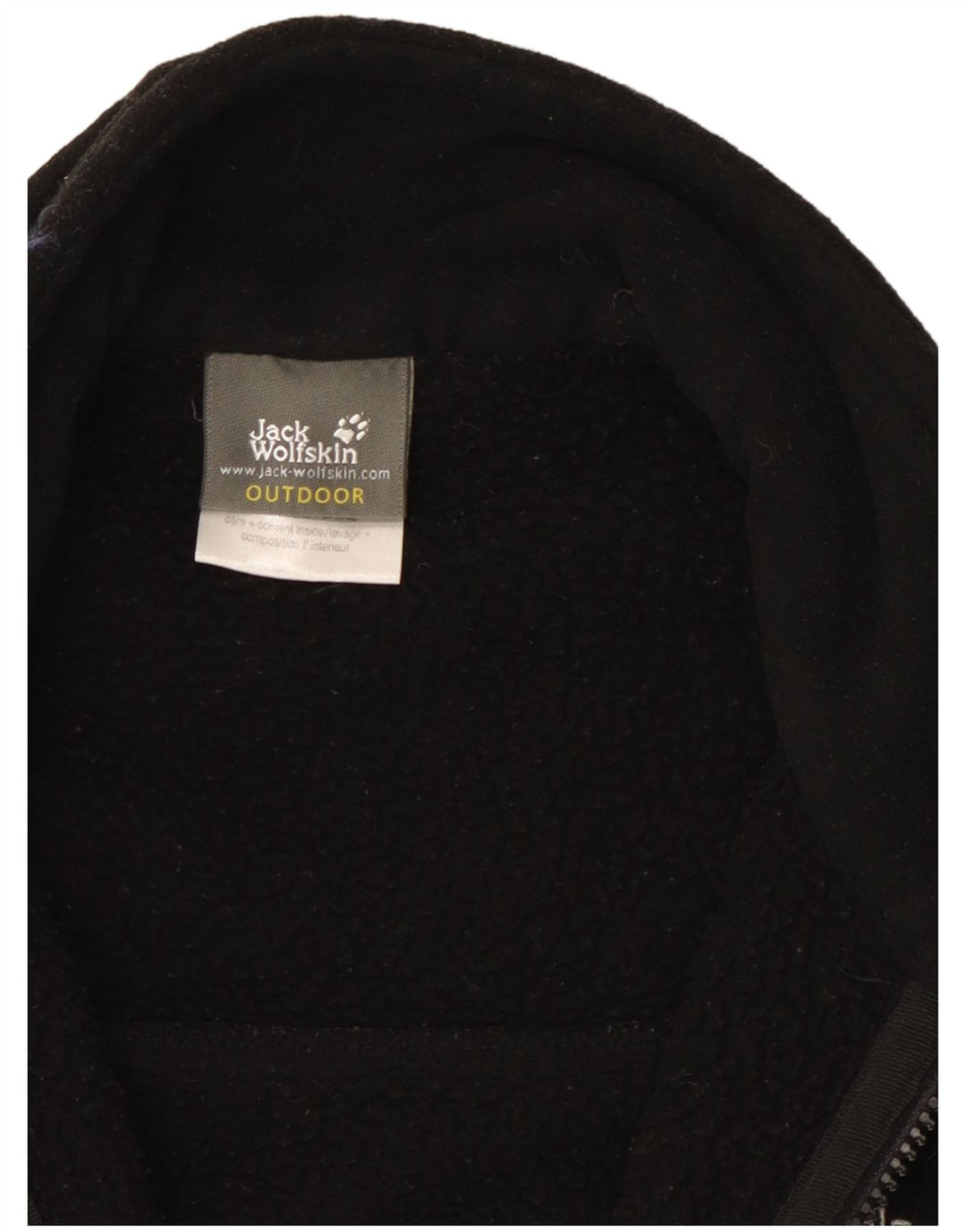 Jack Wolfskin Jachetă fleece pentru femei UK 12/14 Poliester mediu negru