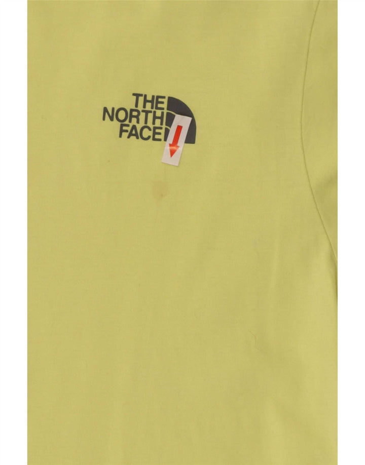 The North Face Mens T-Shirt Top Medium Yellow Cotton