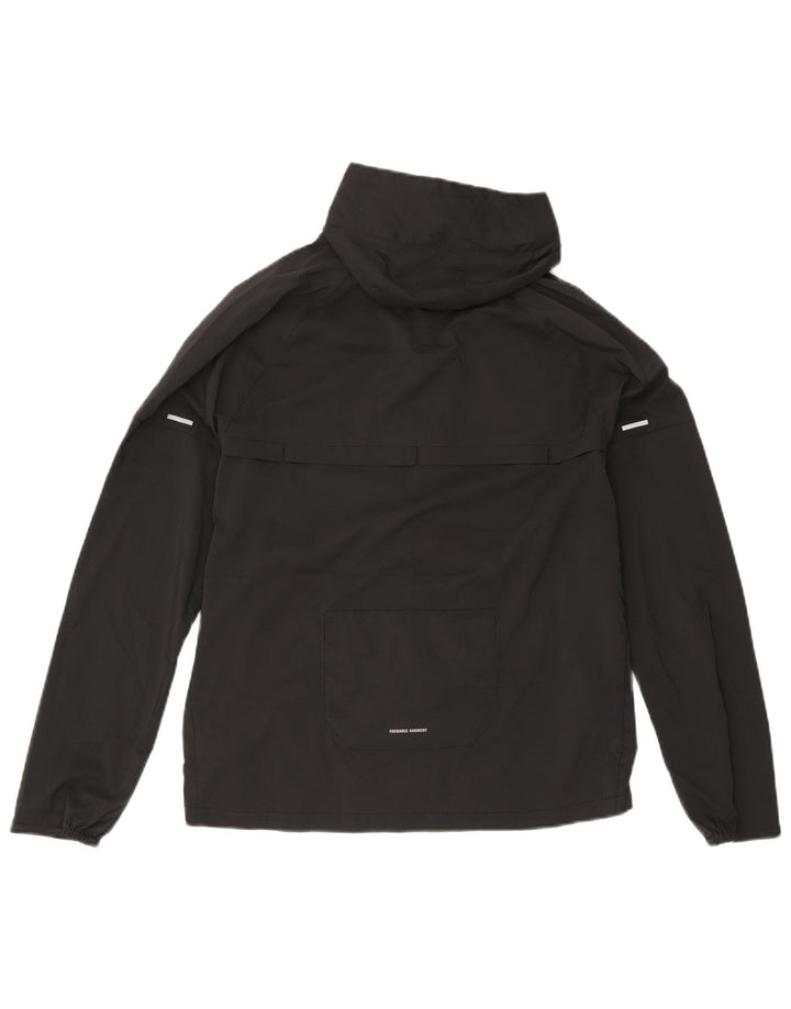 Nike Herren Kapuzen-Trainingsanzugoberteil Jacke Klein Schwarz Polyester