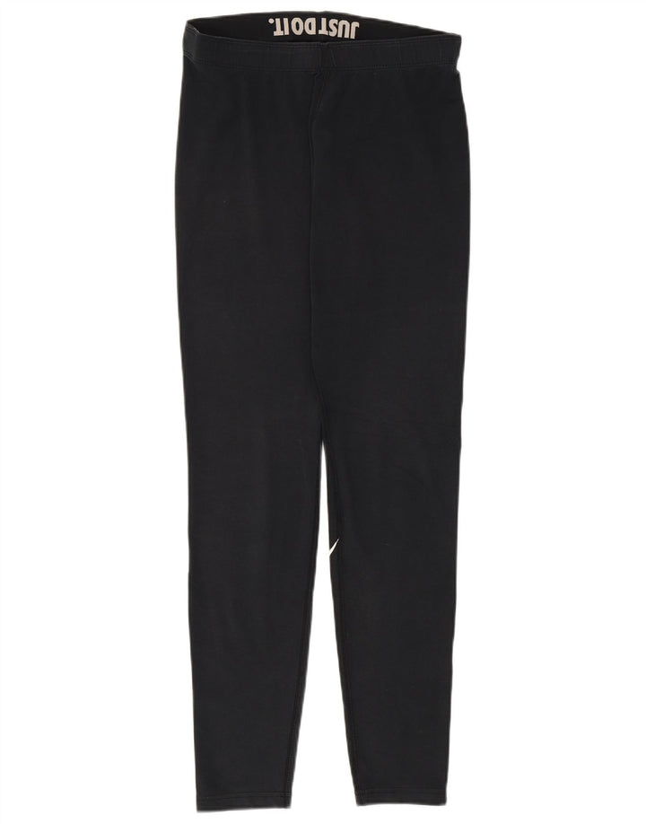 Nike Leggings graphiques pour femmes UK 12 coton noir moyen