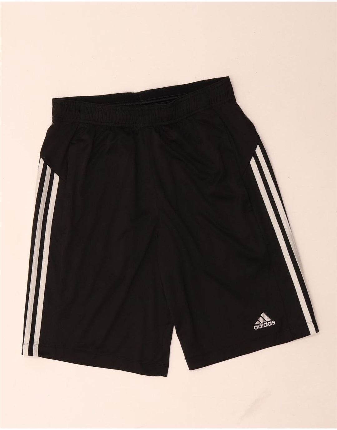 Pantaloncini sportivi Adidas Climalite da uomo medio poliestere nero