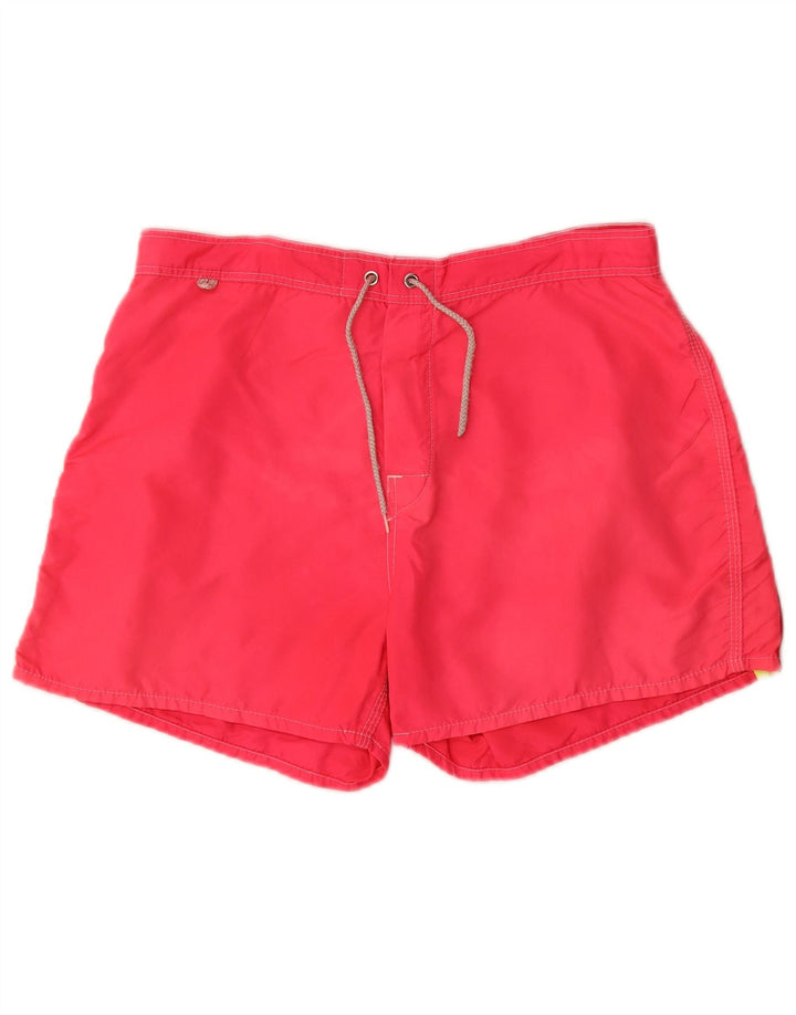 Sundek Mens Swimming Shorts Medium Pink Nylon