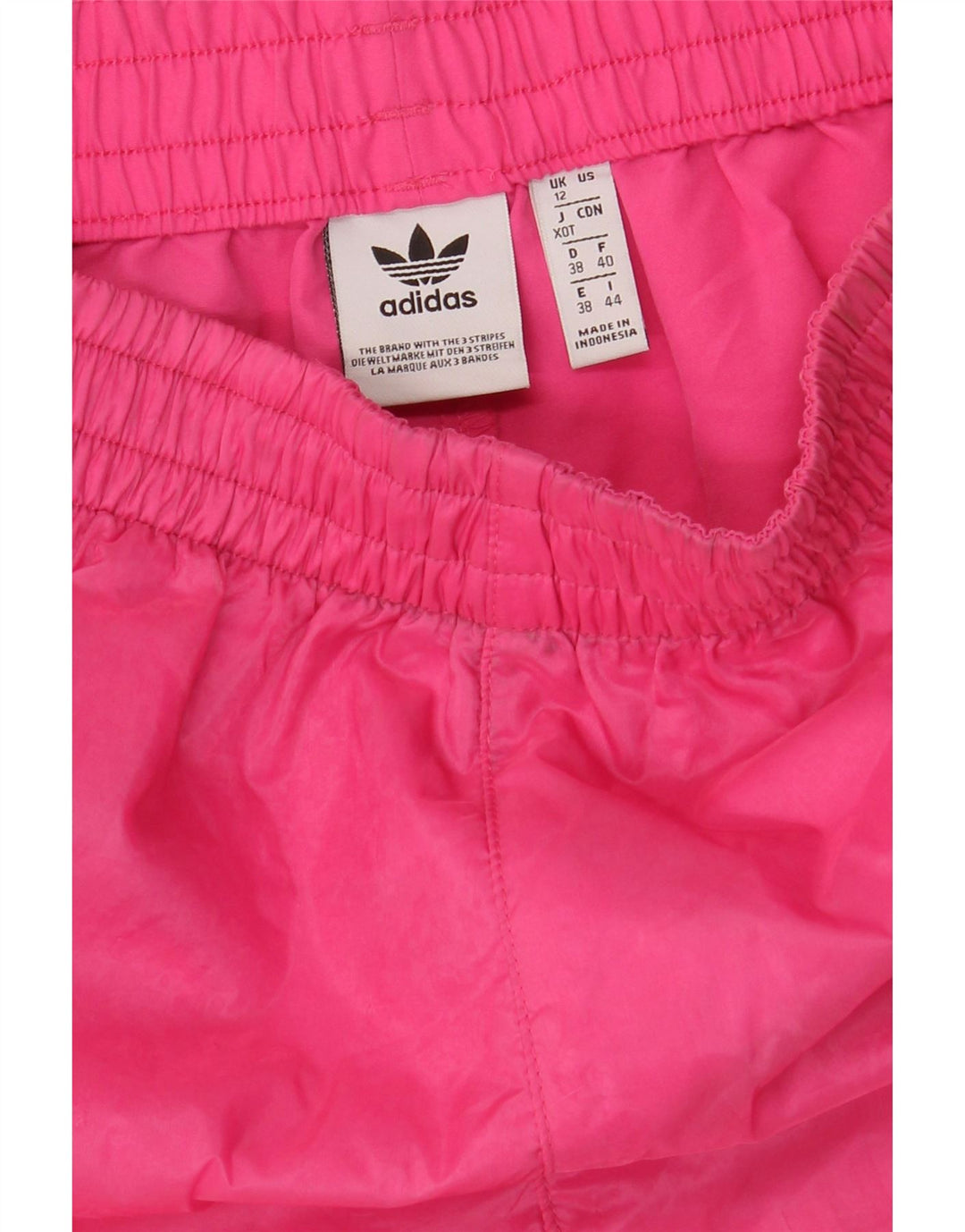Adidas Damen Sportshorts UK 12 Mittelrosa Polyester