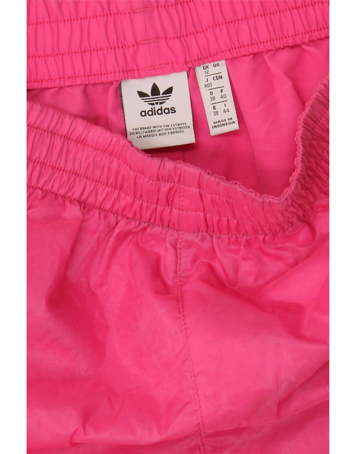 Adidas Damen Sportshorts UK 12 Mittelrosa Polyester