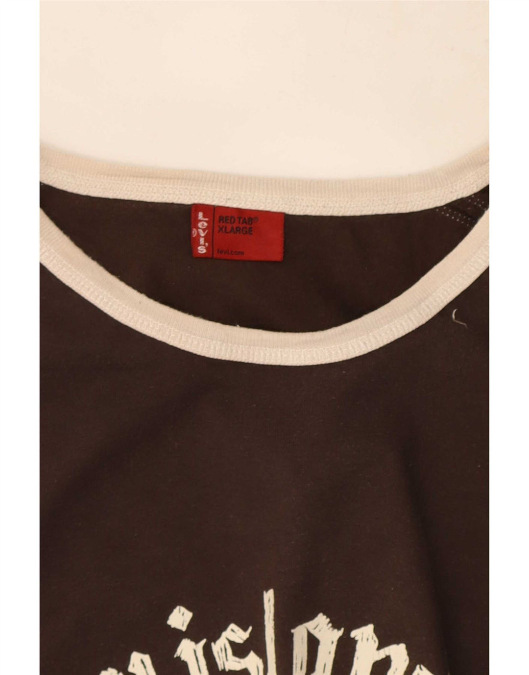 Levi's Herren Graphic Top Langarm XL Braun Farbblock