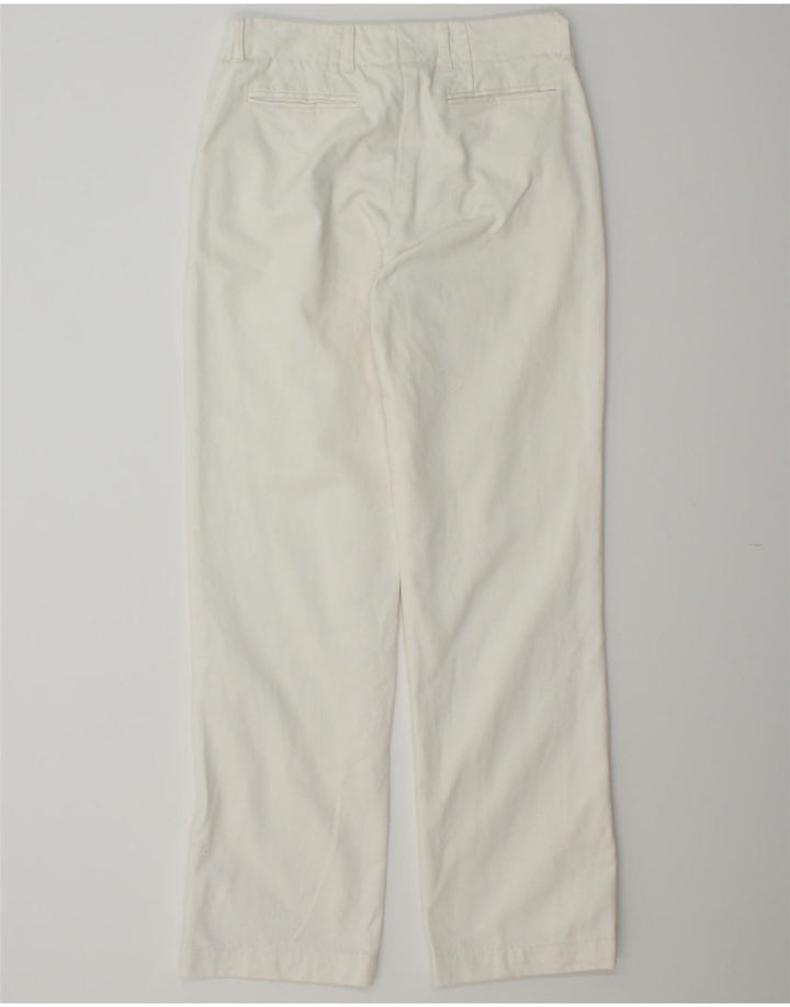 MASON'S Womens Straight Chino Trousers W26 L30 White Vintage Mason's and Second-Hand Mason's from Messina Hembry 