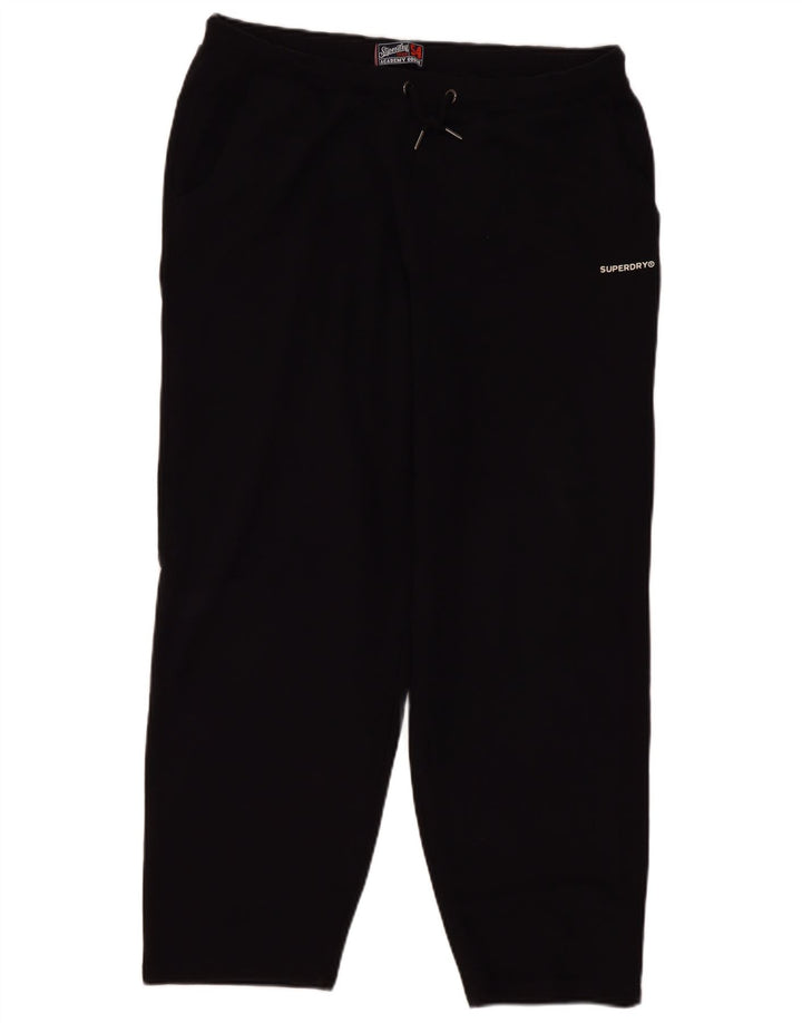 Pantaloni da tuta da donna Superdry UK 16 Large neri