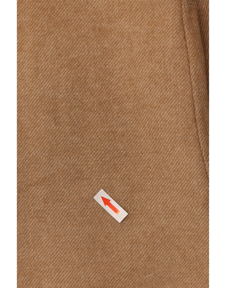 Cappotto oversize da donna Zara UK 14 Lana beige medio