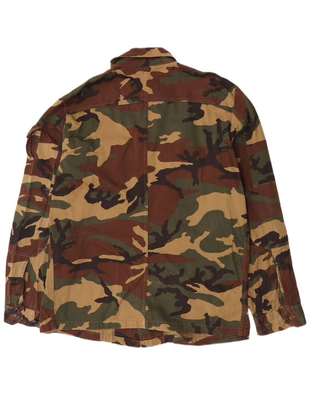 Vintage Mens Military Jacket UK 42 XL Multicoloured Camouflage
