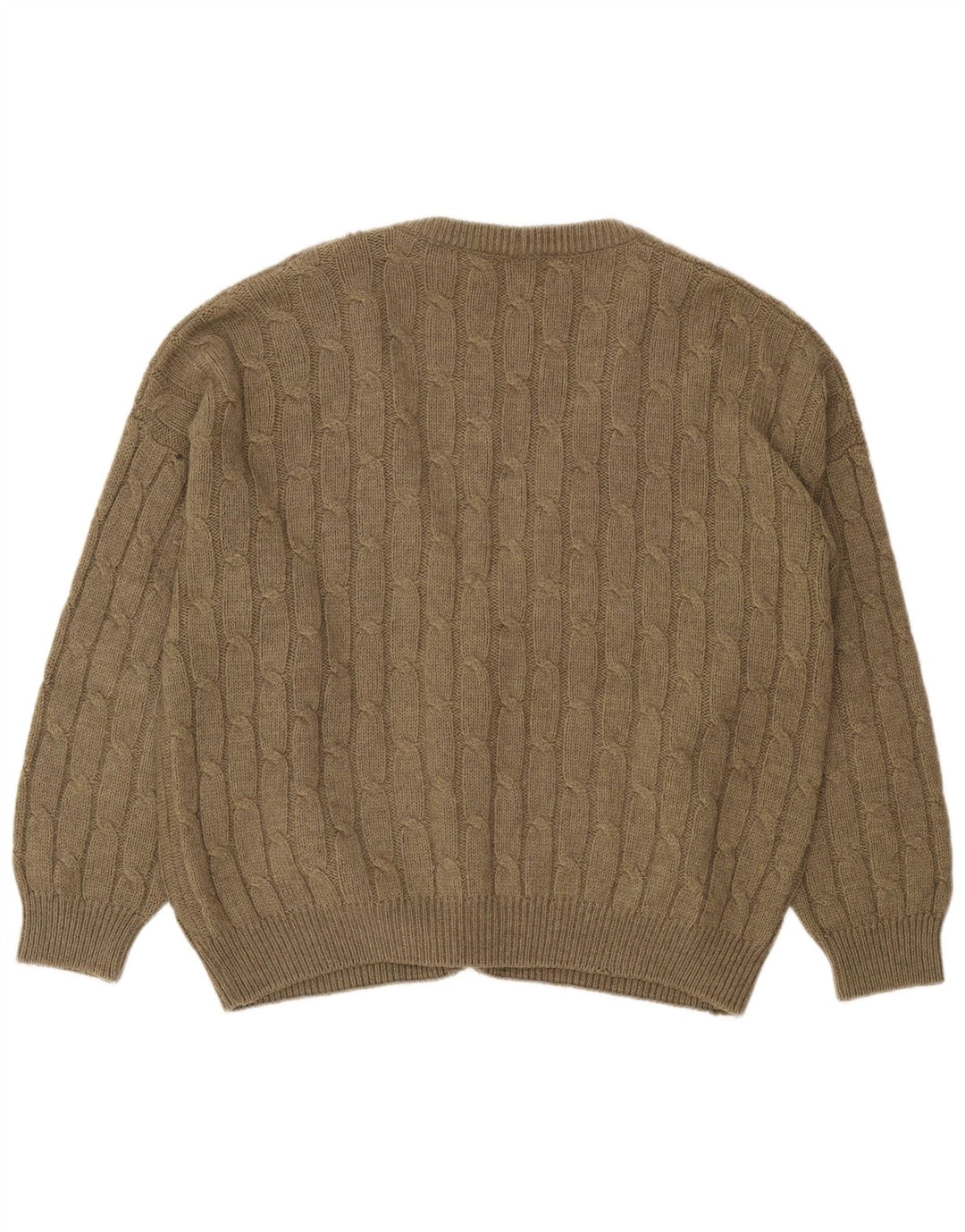Il Granchio Mens Cardigan Sweater 2XL Khaki