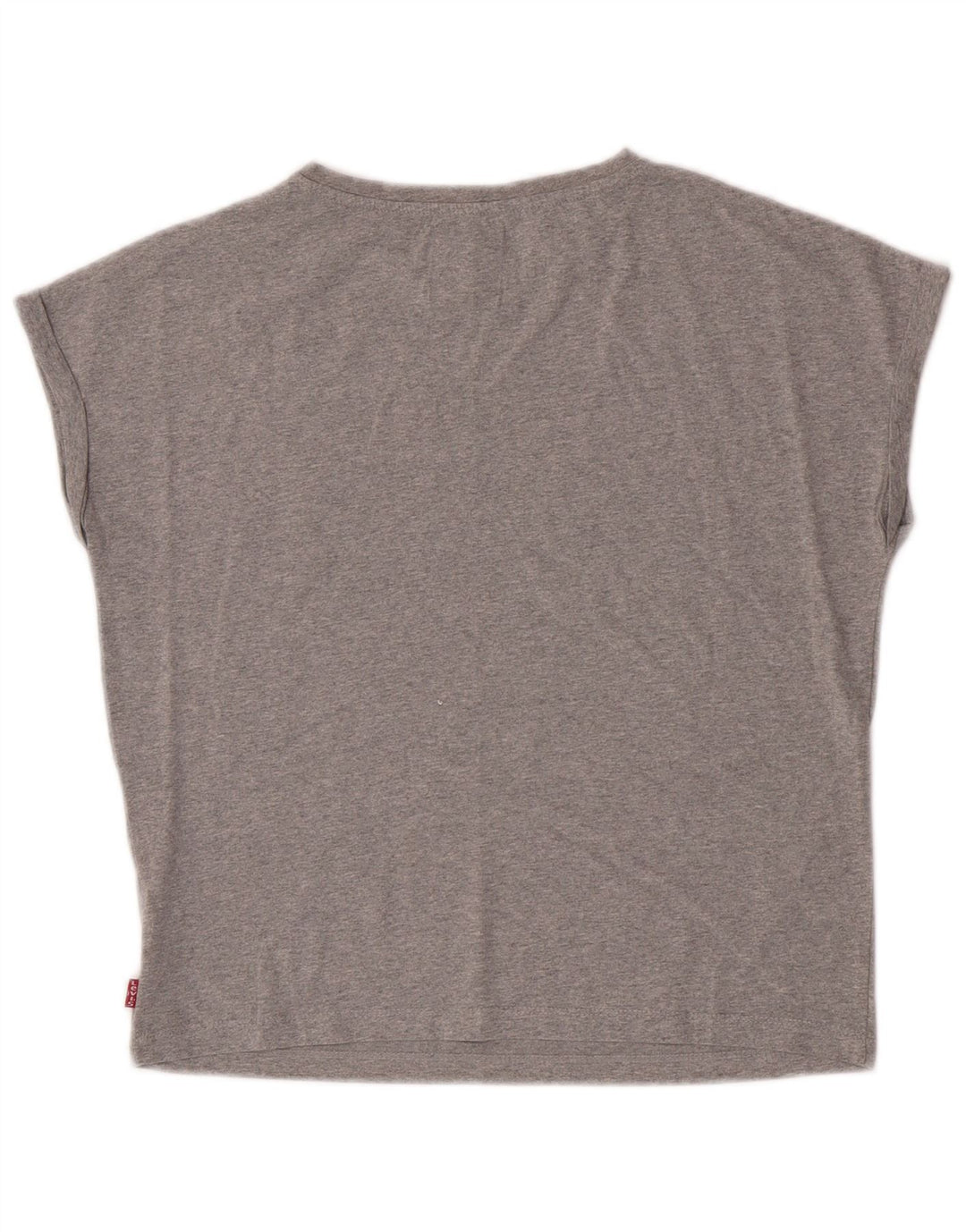 Levi's Girls Graphic T-Shirt Top 13-14 Years Grey Polyester
