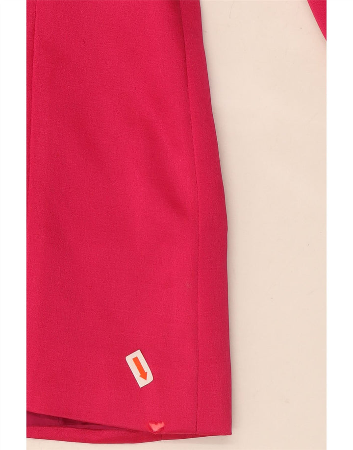Giacca blazer a 3 bottoni da donna TULLO EU 38 lana rosa media