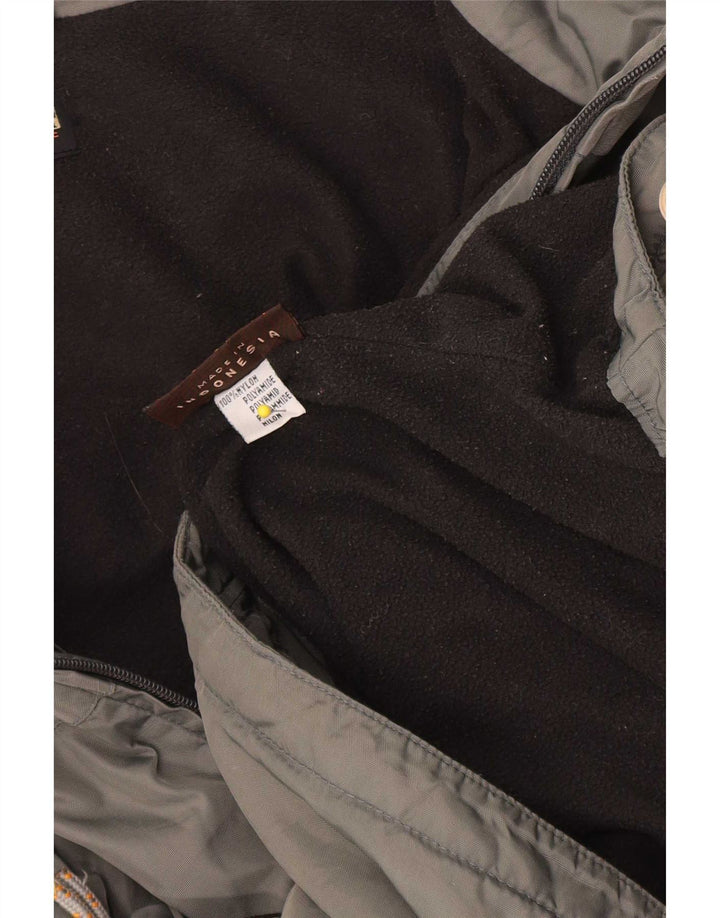 Napapijri Chaqueta bomber para hombre UK 40 Large Nylon gris
