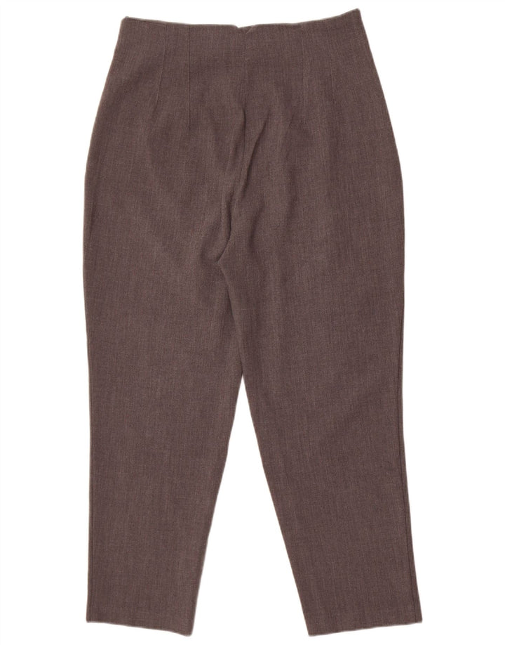 Zara Womens Tapered Chino Trousers Large W30 L26 Grey Polyester