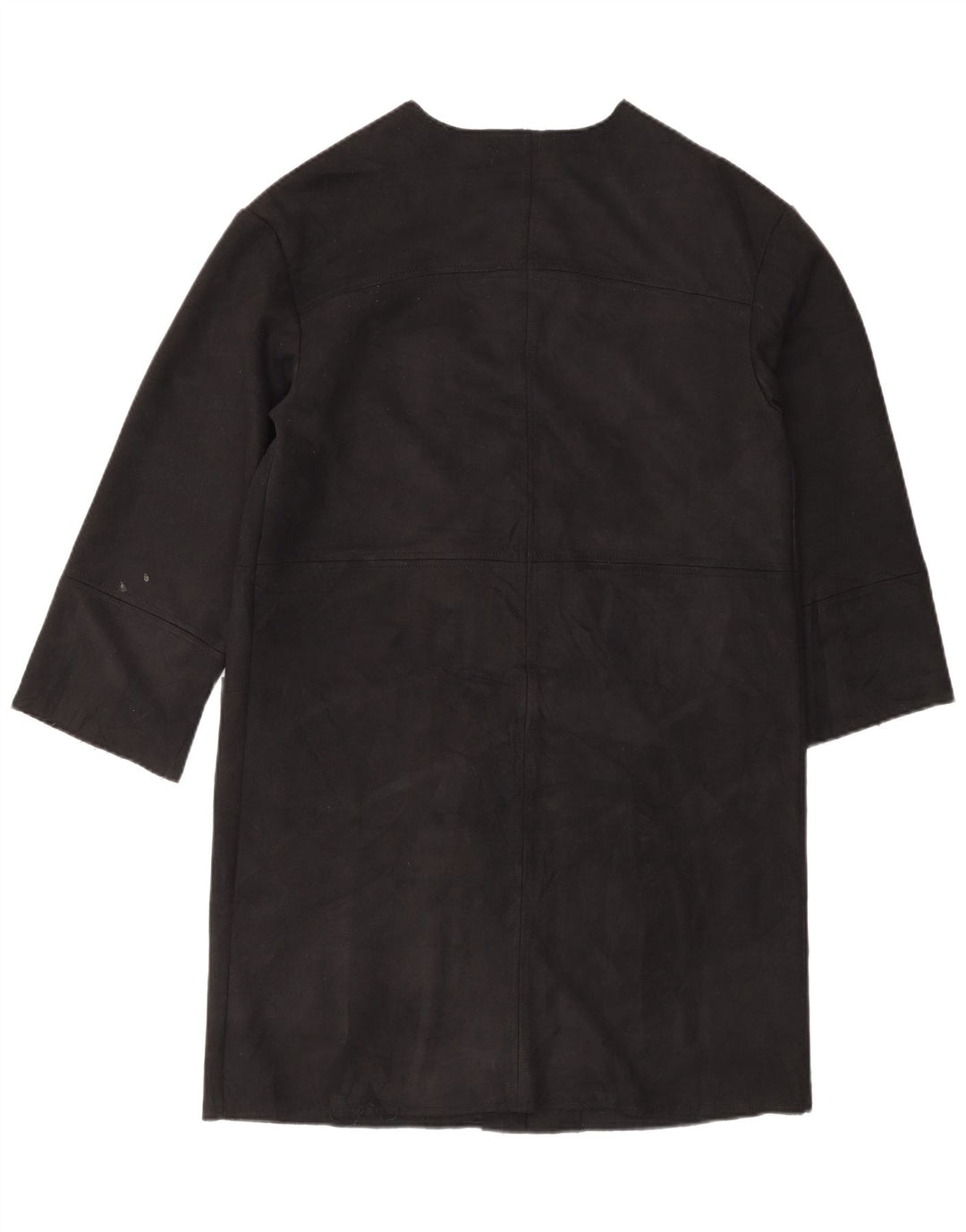 ZARA Womens Overcoat UK 14 Medium Black