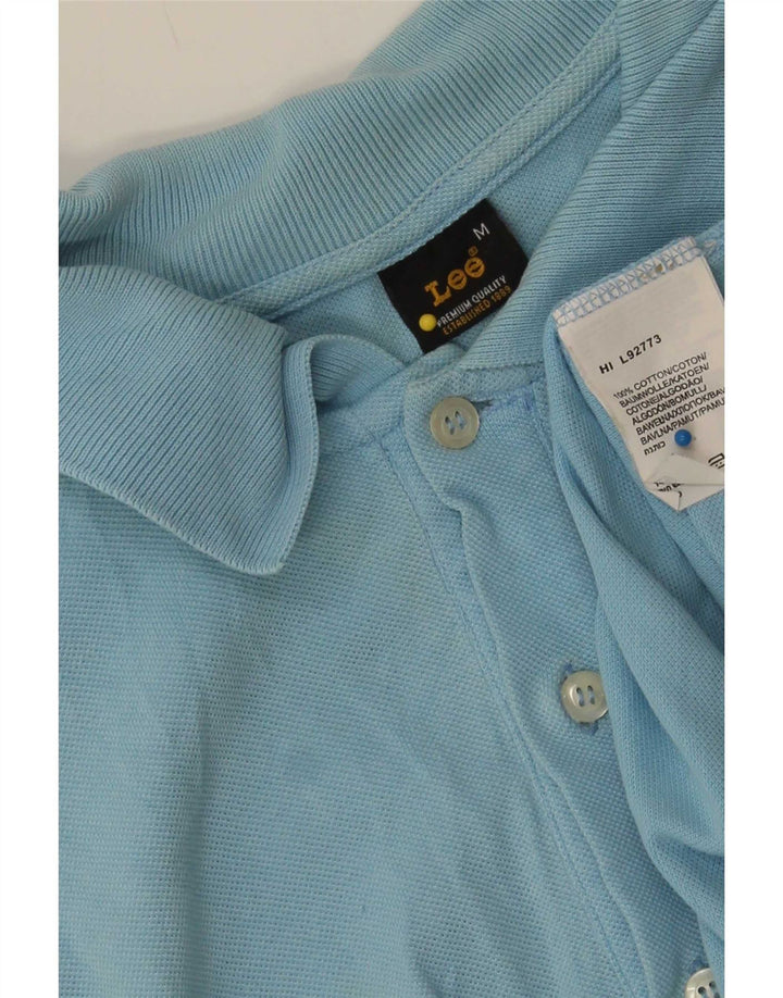 Lee Polo Homme Bleu Moyen Coton