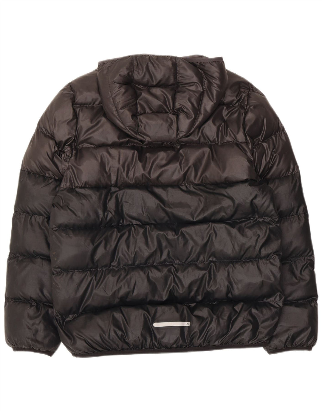 Adidas drenge hættejakke polstret 13-14 år Sort Colourblock Polyester