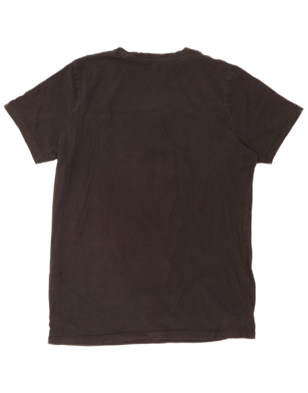 Jack & Jones Mens Graphic T-Shirt Top Medium Black Cotton