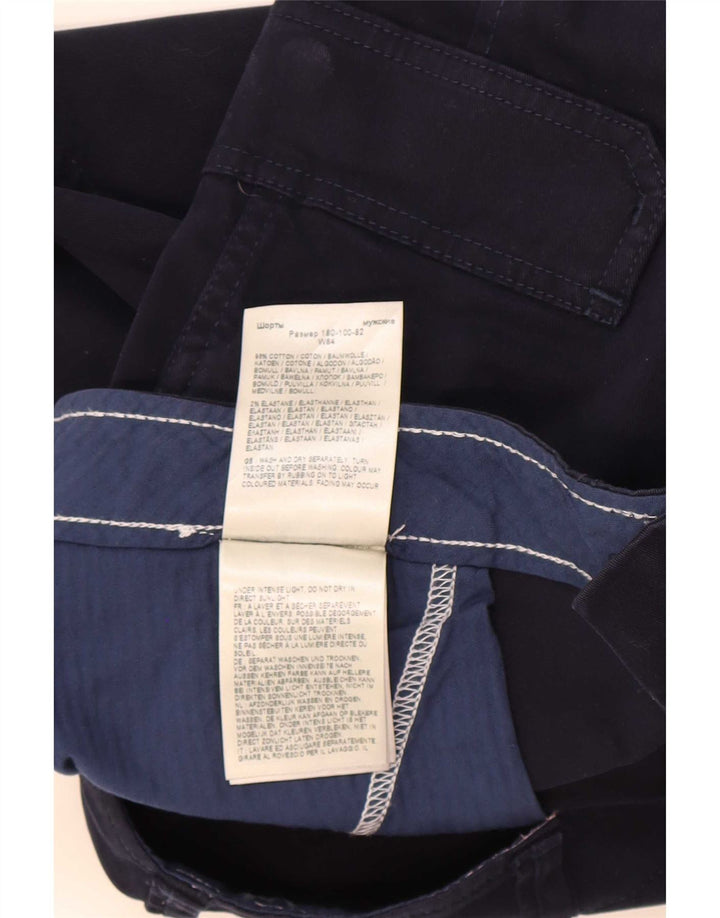 Wrangler Herre Casey Cargo Shorts W33 Medium Marineblå Bomuld