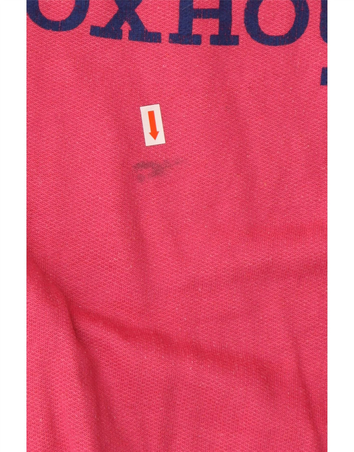 FOXHOUND Damen Grafik-Sweatshirt-Pullover UK 16 Large Pink