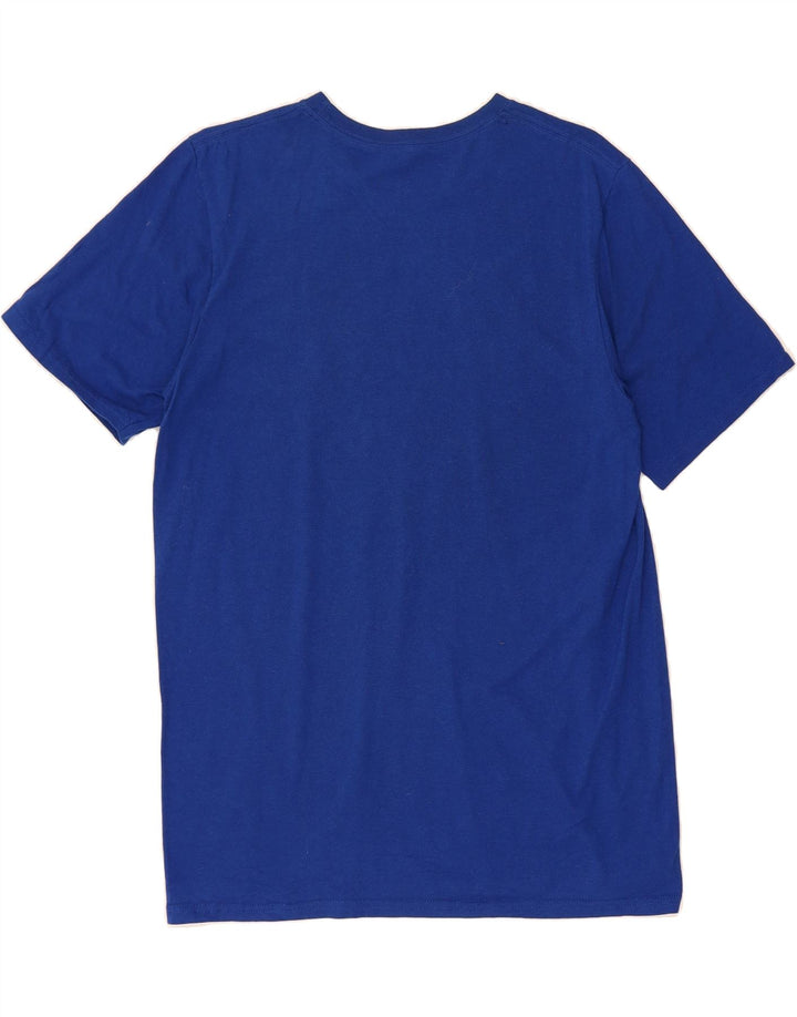 RUSSELL ATHLETIC Mens Graphic T-Shirt Top Medium Blue Cotton Vintage Russell Athletic and Second-Hand Russell Athletic from Messina Hembry 