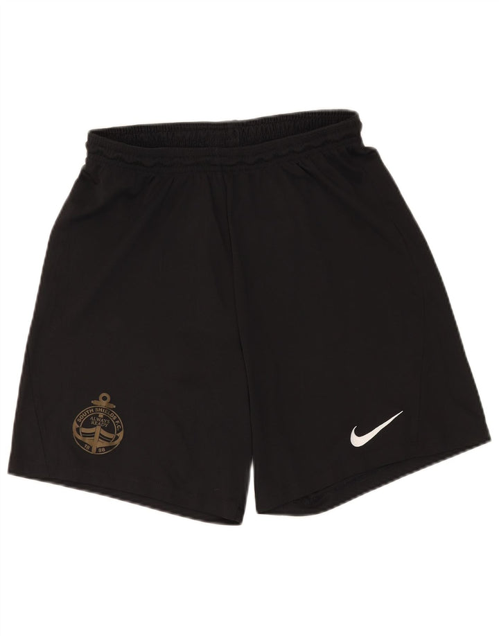 Nike Mens South Shields F.C. Sport Shorts Large Black Polyester